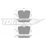 TOMEX Brakes Bremsbelagsatz, Scheibenbremse